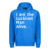True Royal luckiest man alive Premium Hoodie - linhVisuals