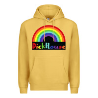 Antique Gold dick house Premium Hoodie - linhVisuals