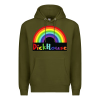 Army Green dick house Premium Hoodie - linhVisuals