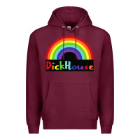 Burgundy dick house Premium Hoodie - linhVisuals
