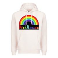 Pale Pink dick house Premium Hoodie - linhVisuals