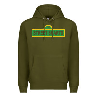 Army Green street smarts   john mulaney Premium Hoodie - linhVisuals