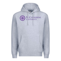 Heather Grey st. catherine university Premium Hoodie - linhVisuals