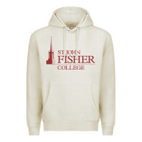 Oatmeal Heather st. john fisher collage Premium Hoodie - linhVisuals