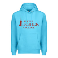 Ocean Blue st. john fisher collage Premium Hoodie - linhVisuals