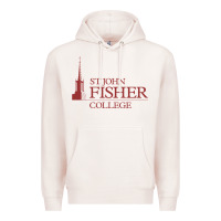 Pale Pink st. john fisher collage Premium Hoodie - linhVisuals