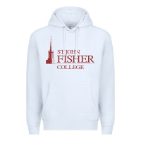 White st. john fisher collage Premium Hoodie - linhVisuals