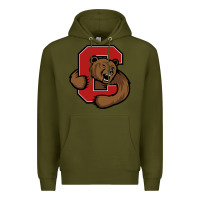 Army Green The cornell big red Premium Hoodie - linhVisuals