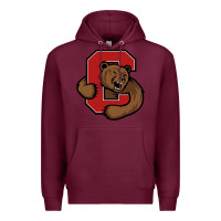 Burgundy The cornell big red Premium Hoodie - linhVisuals