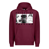 Burgundy tyler the creator Premium Hoodie - linhVisuals
