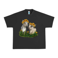 Pigment Black baby goats Urban Heavy Tee - RanaPortraitStore
