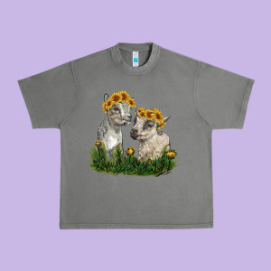 Baby Goats Urban Heavy Tee Designed By Ranaportraitstore