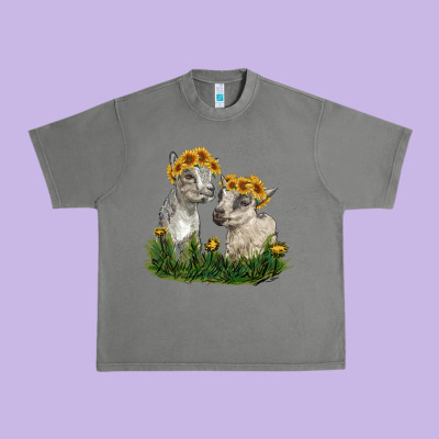 Baby Goats Urban Heavy Tee Designed By Ranaportraitstore