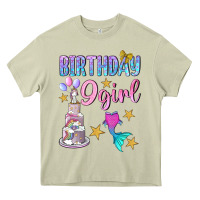 Mossy Birthday Girl 9 Heavy Core Tee - BundleAndBundleShop