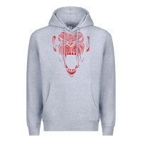 Heather Grey primal onnit t chimp Premium Hoodie - linhVisuals