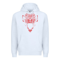 White primal onnit t chimp Premium Hoodie - linhVisuals