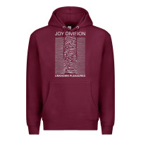 Burgundy joy division Premium Hoodie - linhVisuals