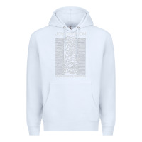 White joy division Premium Hoodie - linhVisuals