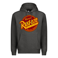 Charcoal Heather Rust Eze Premium Hoodie - linhVisuals