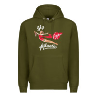 Army Green princess diana virgin atlantic fly atlantic Premium Hoodie - linhVisuals