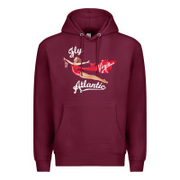 Burgundy princess diana virgin atlantic fly atlantic Premium Hoodie - linhVisuals