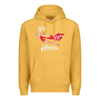 Mustard princess diana virgin atlantic fly atlantic Premium Hoodie - linhVisuals
