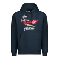 Navy princess diana virgin atlantic fly atlantic Premium Hoodie - linhVisuals