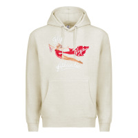 Oatmeal Heather princess diana virgin atlantic fly atlantic Premium Hoodie - linhVisuals