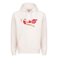 Pale Pink princess diana virgin atlantic fly atlantic Premium Hoodie - linhVisuals
