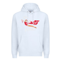 White princess diana virgin atlantic fly atlantic Premium Hoodie - linhVisuals