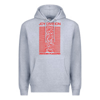 Heather Grey joy division Premium Hoodie - linhVisuals