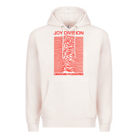 Pale Pink joy division Premium Hoodie - linhVisuals