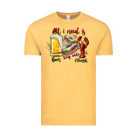 Vintage Mustard all i need is beer king cake crawfish Vintage Tee - SublimationCraftShop