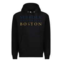 Black suffolk university Premium Hoodie - linhVisuals