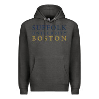 Charcoal Heather suffolk university Premium Hoodie - linhVisuals