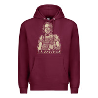 Burgundy vintage charles bukowski Premium Hoodie - linhVisuals