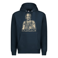 Navy vintage charles bukowski Premium Hoodie - linhVisuals
