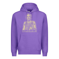 Purple vintage charles bukowski Premium Hoodie - linhVisuals
