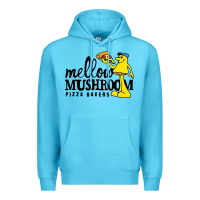 Ocean Blue mellow mushroom Premium Hoodie - linhVisuals