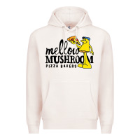 Pale Pink mellow mushroom Premium Hoodie - linhVisuals