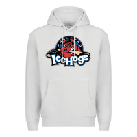 Dove Grey Ice-Hogs Premium Hoodie - linhVisuals