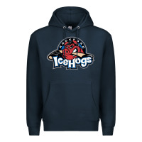 Navy Ice-Hogs Premium Hoodie - linhVisuals