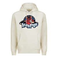 Oatmeal Heather Ice-Hogs Premium Hoodie - linhVisuals