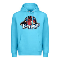 Ocean Blue Ice-Hogs Premium Hoodie - linhVisuals