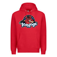 Red Ice-Hogs Premium Hoodie - linhVisuals