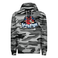 Slate Camo Ice-Hogs Premium Hoodie - linhVisuals