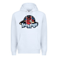White Ice-Hogs Premium Hoodie - linhVisuals