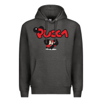 Charcoal Heather pucca and garu Premium Hoodie - linhVisuals
