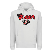 Dove Grey pucca and garu Premium Hoodie - linhVisuals