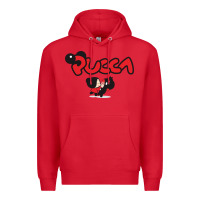 Red pucca and garu Premium Hoodie - linhVisuals